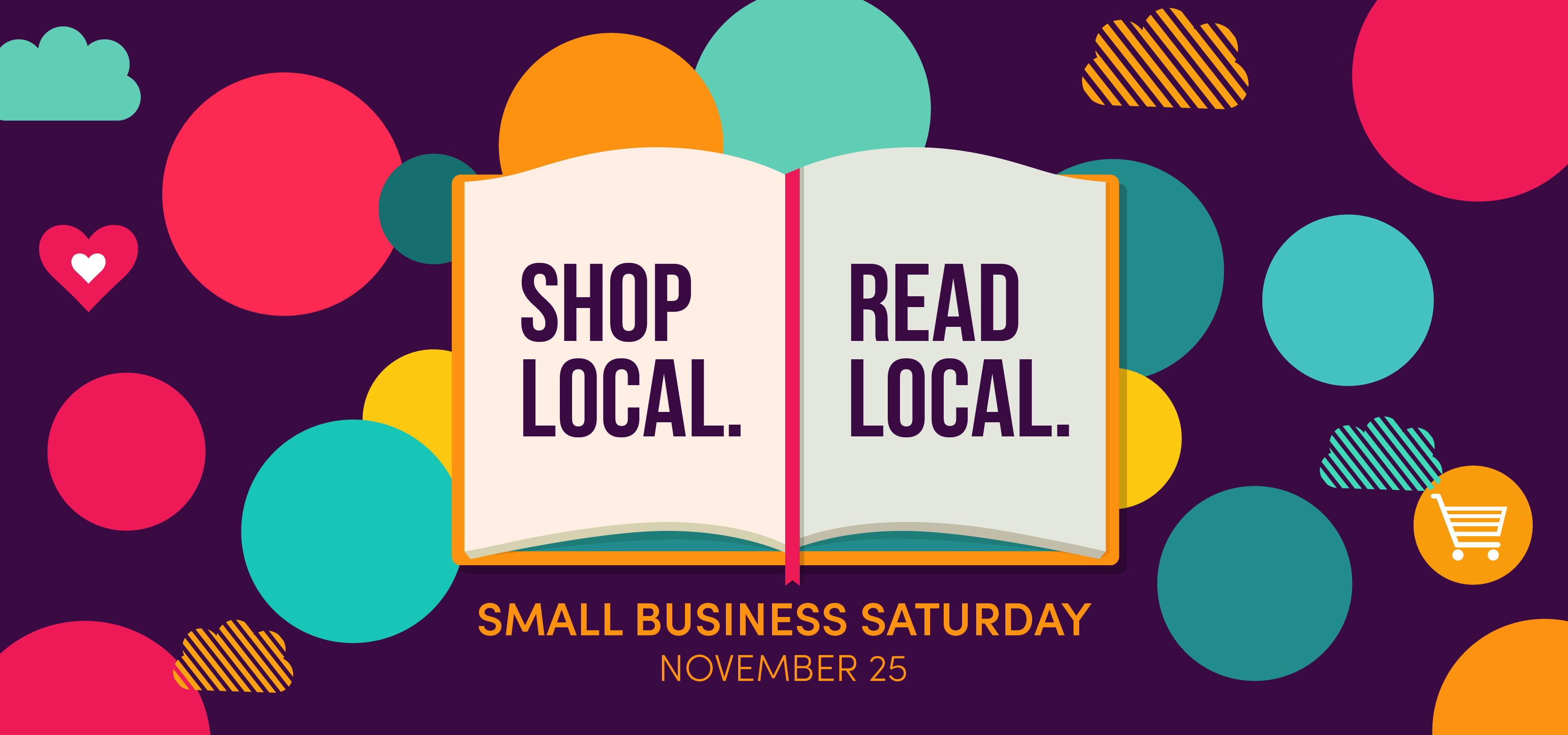 Shop Local Read Local Saturday, November 25