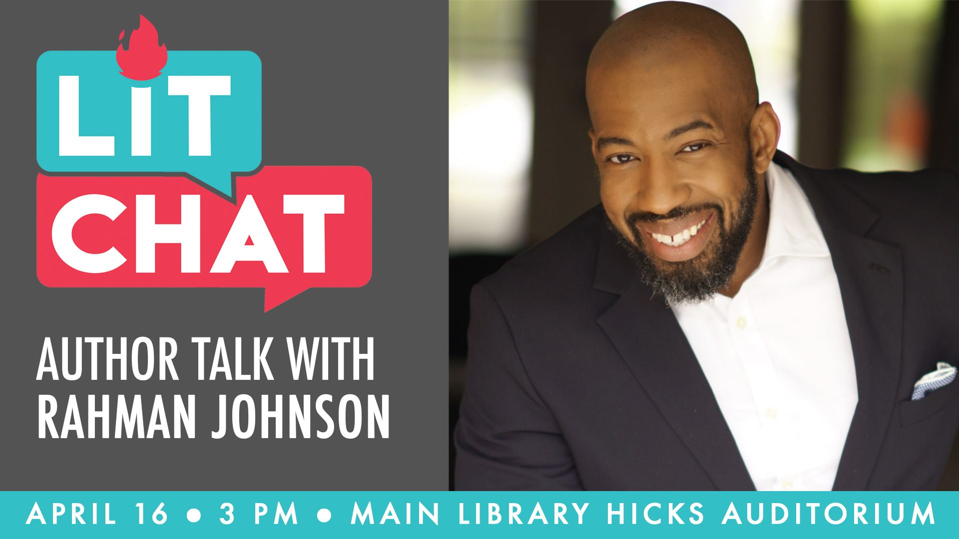 Lit Chat With Rahman Johnson