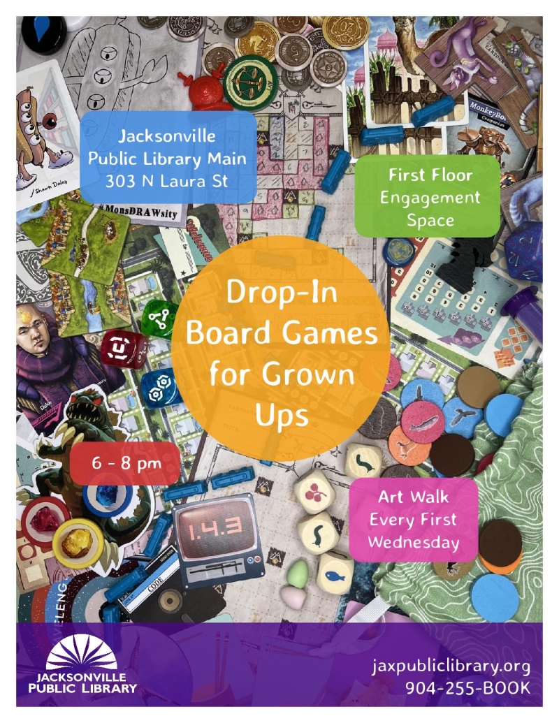 Board Game Night flyer