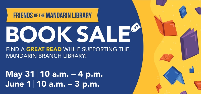 Friends of the Mandarin Library Book Sale May 31 and June 1